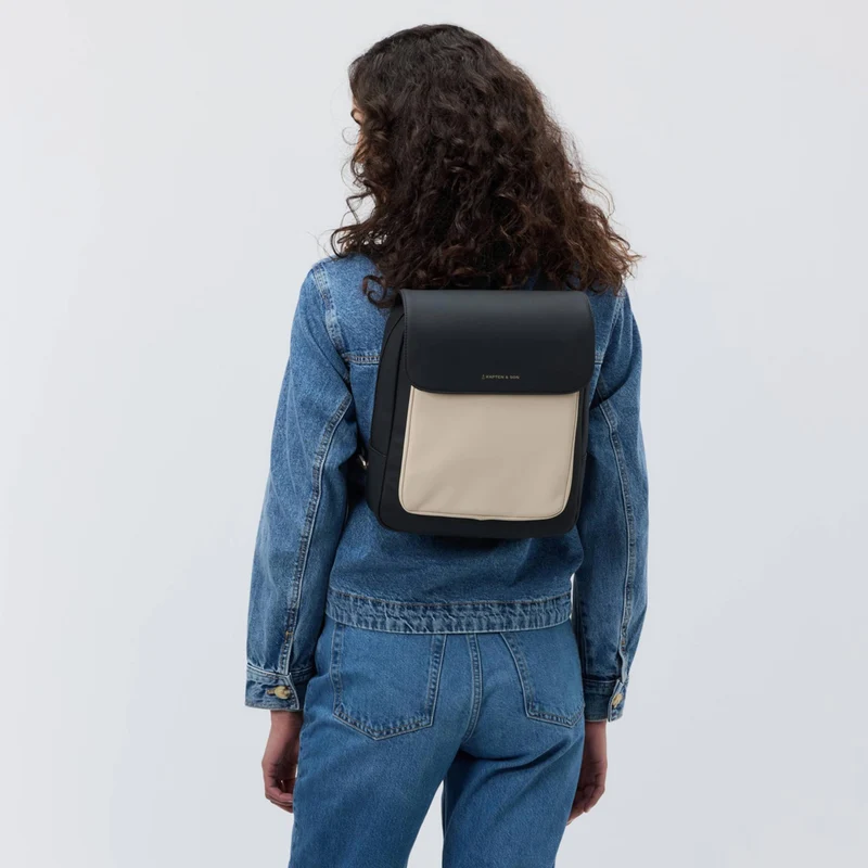 Kapten & Son Rucksack "Tromso Small 2.0" Cream Black