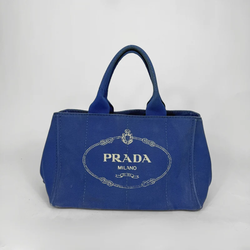 Prada Canapa Canvas Tragetasche