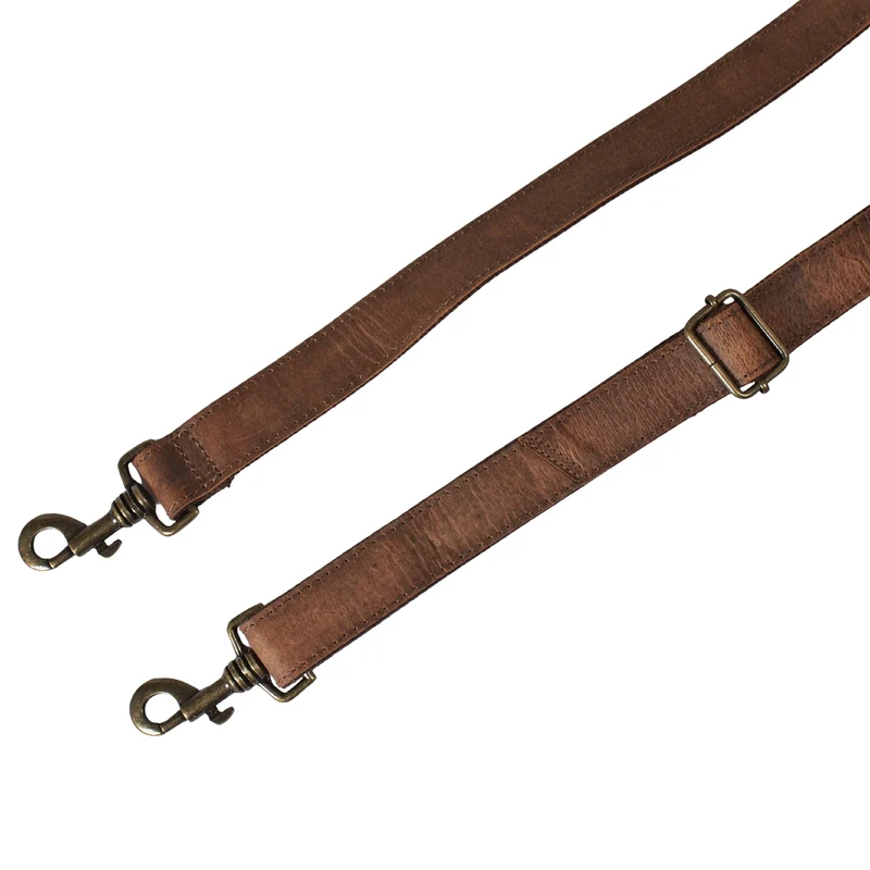 Trageriemen Gurt Schulterriemen Leder vintage-braun 150cm LEC-R5