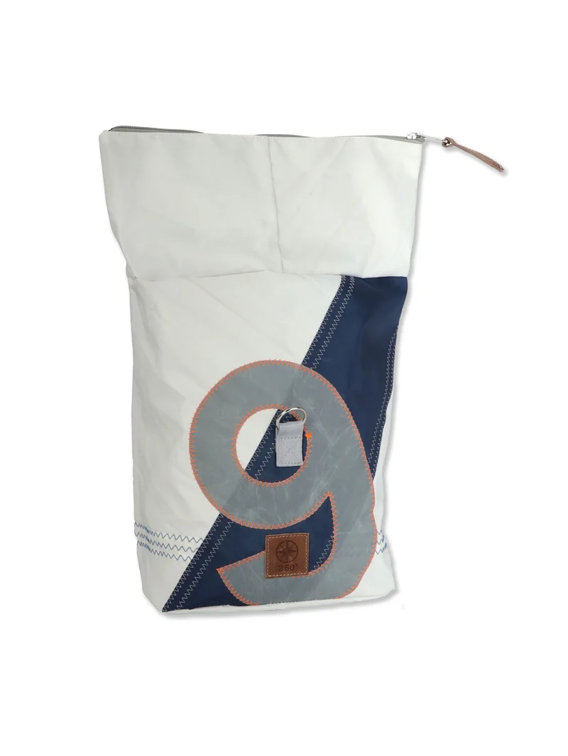 Wickeltop Rucksack "Möwe" mit Segelnummer