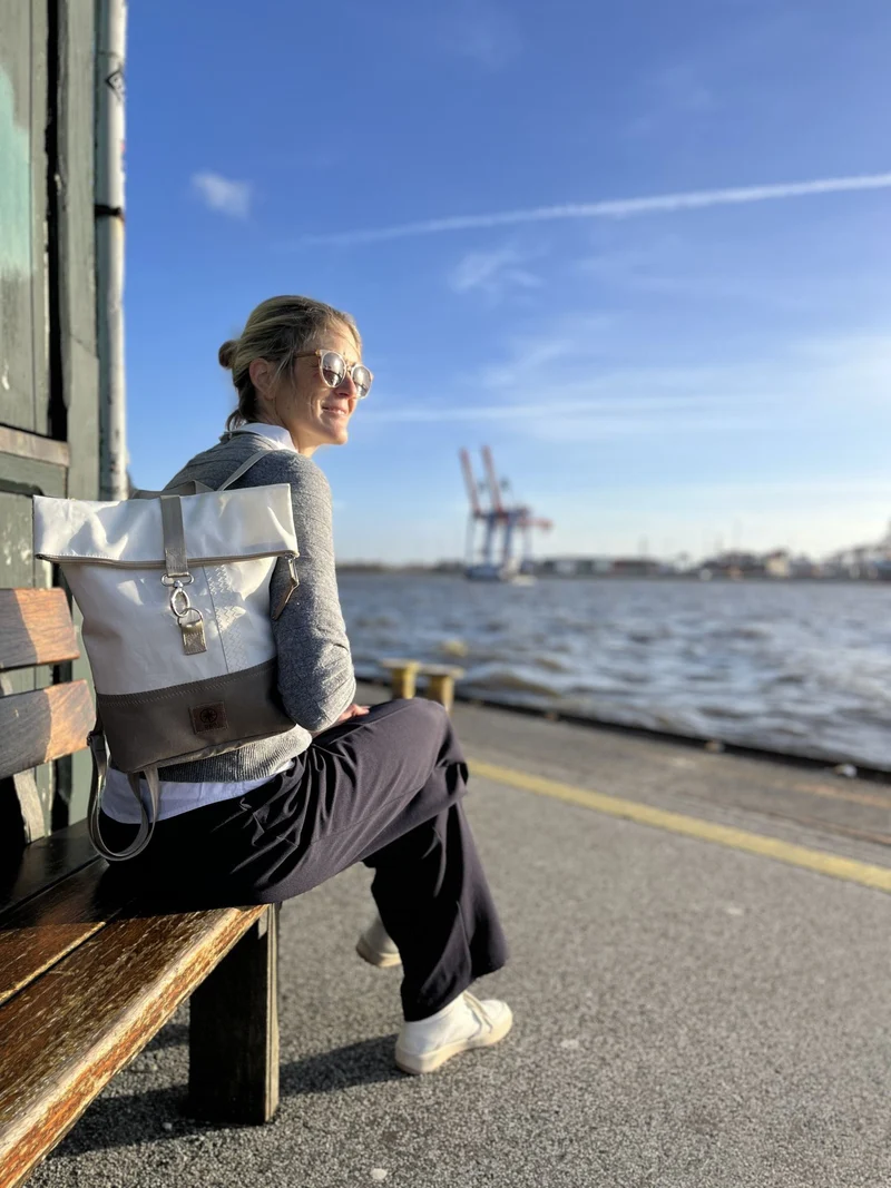 Wickeltop Rucksack "Möwe"