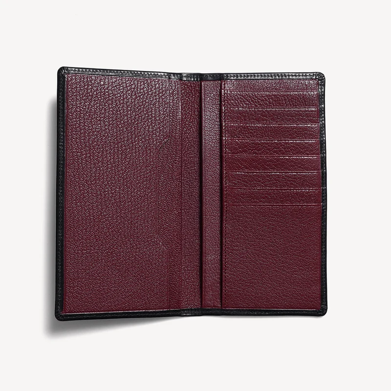 Bridle Tall Jacket Wallet - Schwarz