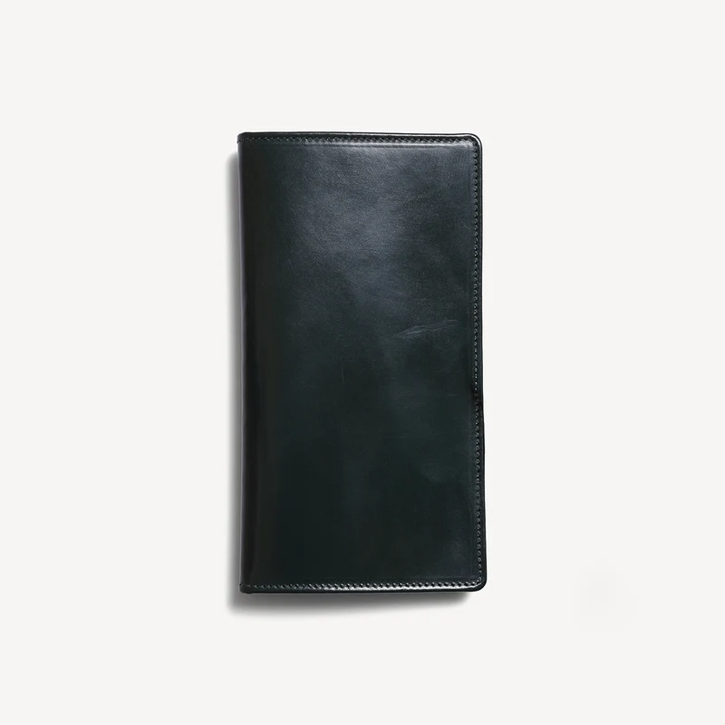 Bridle Tall Jacket Wallet - Jaguar Green