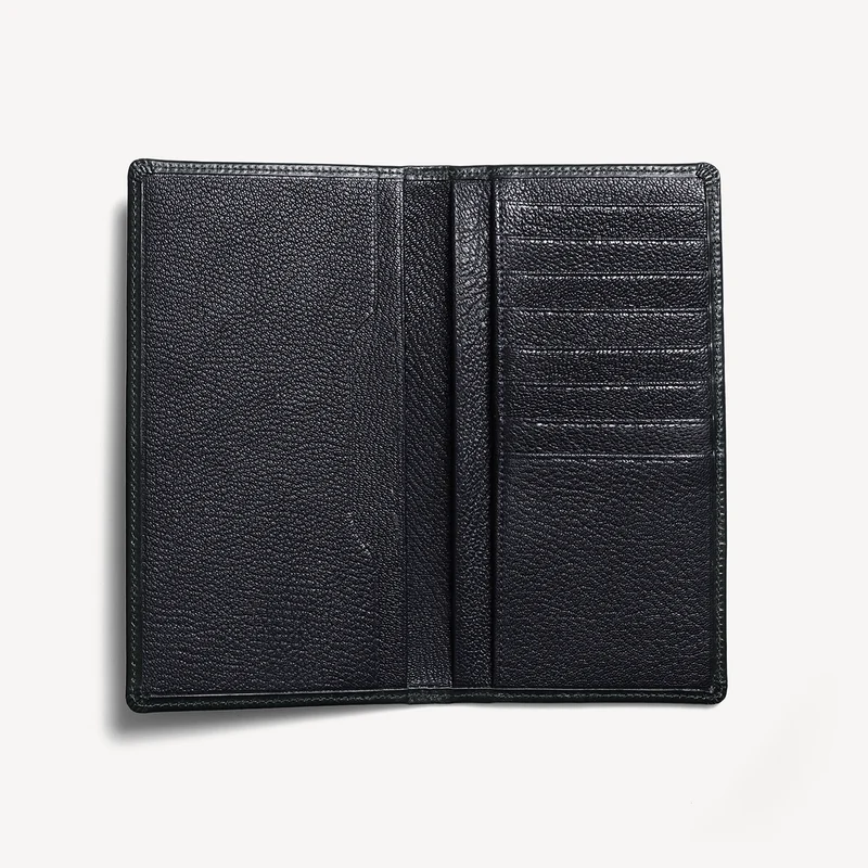 Bridle Tall Jacket Wallet - Jaguar Green