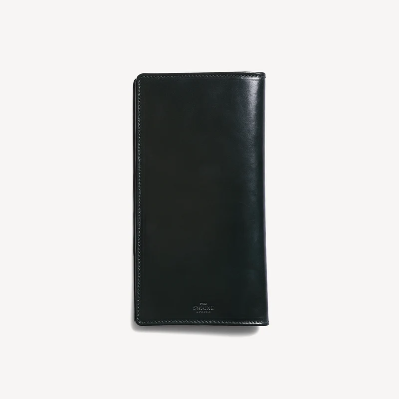 Bridle Tall Jacket Wallet - Jaguar Green