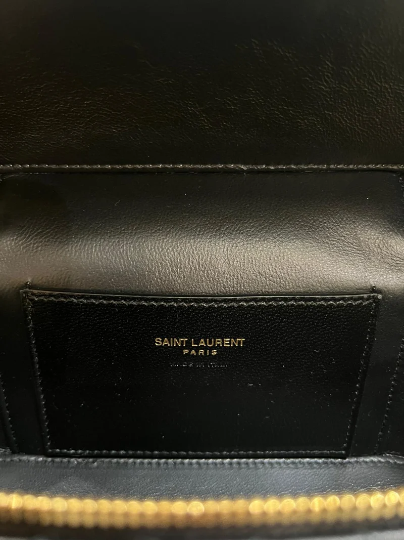 Saint Laurent GABY Vanity Lamb Black