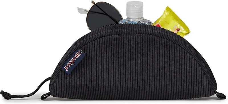 Jahnsport Stifte Schmink Kabel Etui Luna Large Pouch BLACK CORD UROY 0,5 L