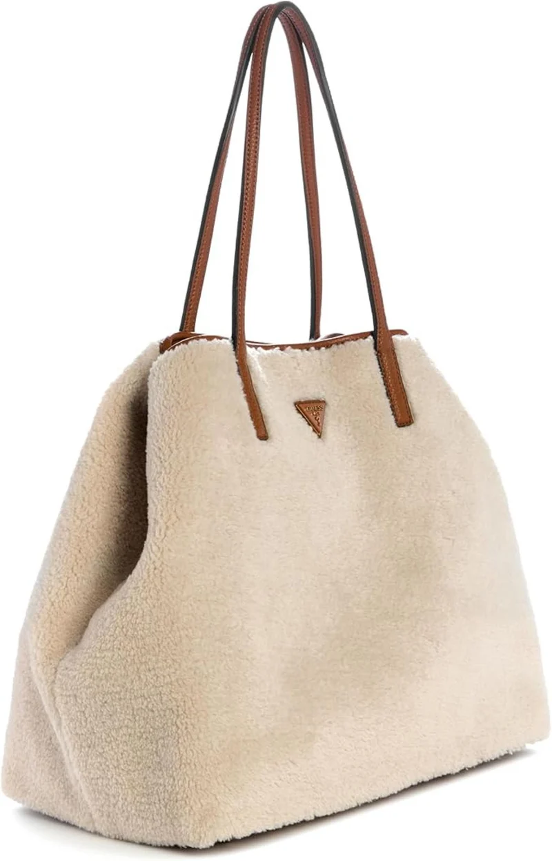 Guess VICTTORIA LARGE 2 IN 1 TOTE Natural / Cognac