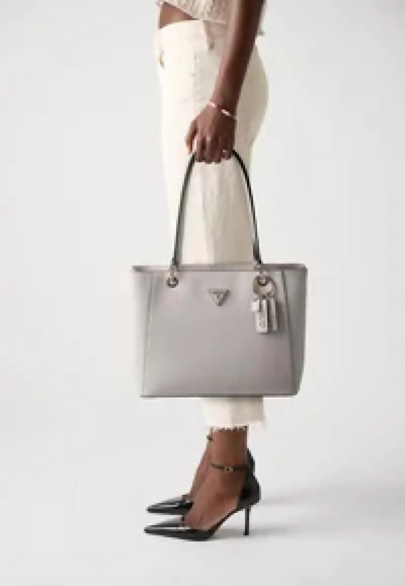 GUESS NOELLE II TOTE BONE