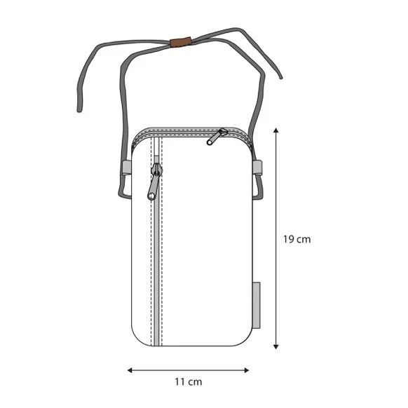 Handytasche aus Segeltuch "Nautik Lütt"