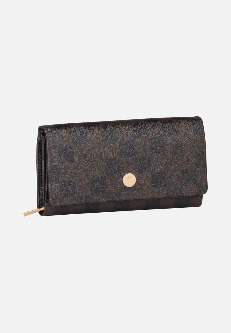 Cortina Piazza Europa Purse LH10F Seal Brown - Portemonnaie