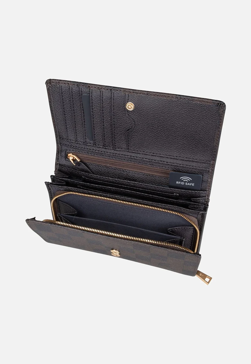 Cortina Piazza Europa Purse LH10F Seal Brown - Portemonnaie