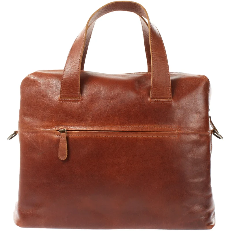 große Schultertasche Henkeltasche Shopper DIN A4 Handtasche Damen Leder braun LE0059