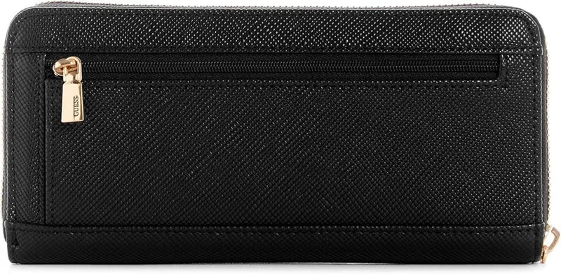 GUESS GELDBÖRSE LAUREL SLG LARGE ZIP AROUND: Variante - schwarz