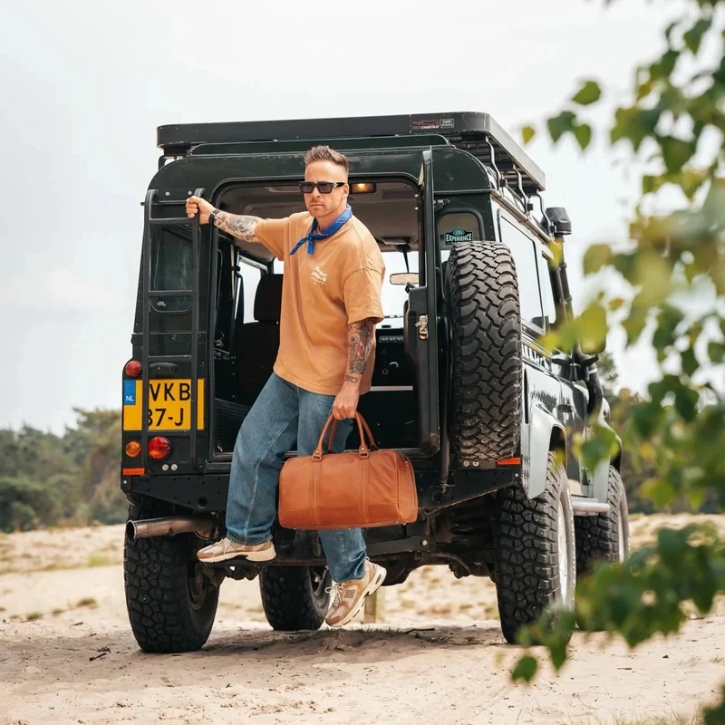 The Chesterfield Brand | Reisetasche Perth | Wax Pull Up Leder | Cognac