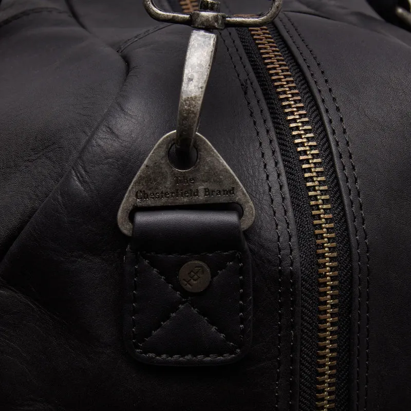 The Chesterfield Brand | Reisetasche Perth | Wax Pull Up Leder | Schwarz