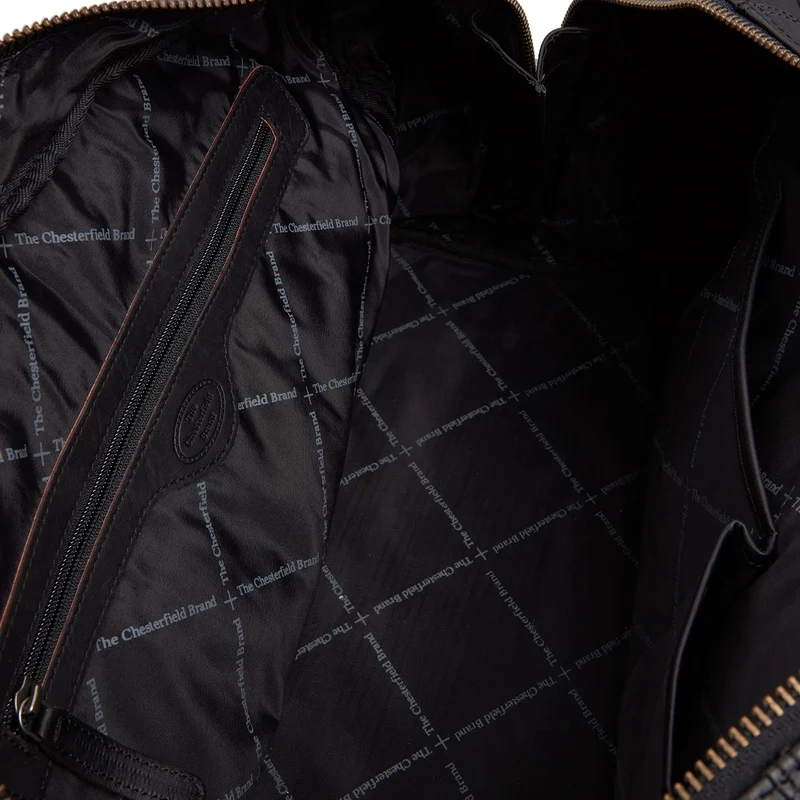 The Chesterfield Brand | Reisetasche Perth | Wax Pull Up Leder | Schwarz