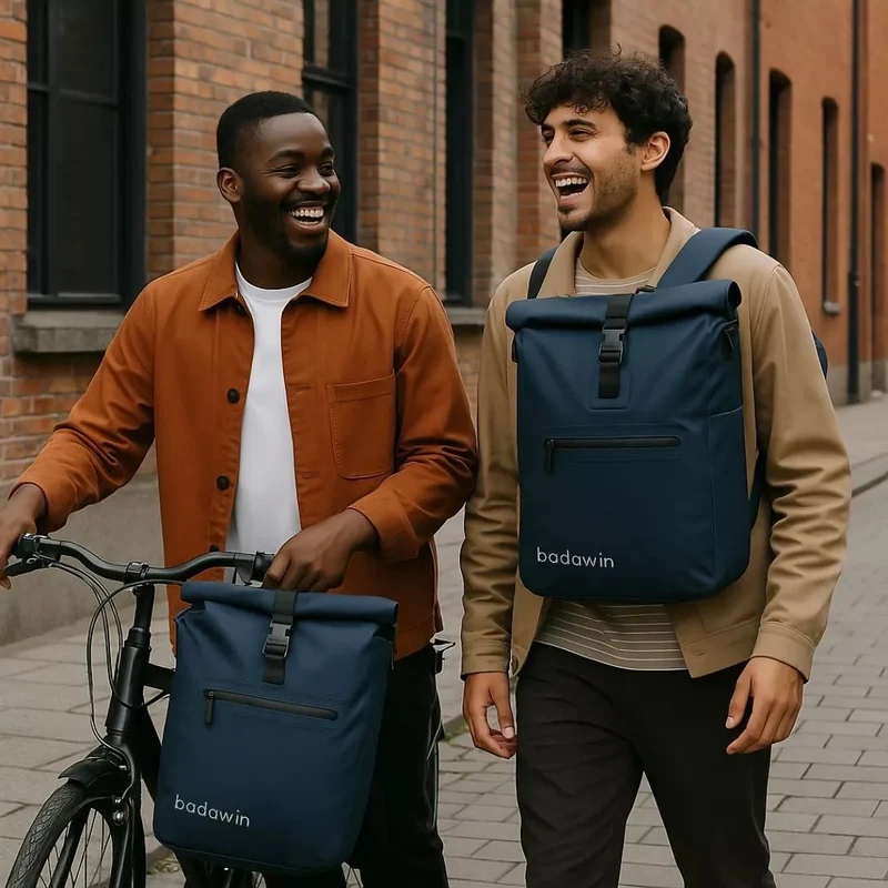 2-in-1 Fahrradtasche Ali Blau
