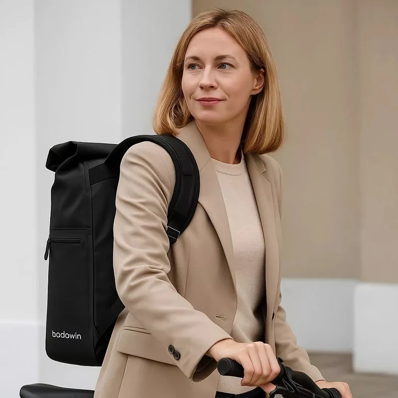 2-in-1 Fahrradtasche Ali Schwarz