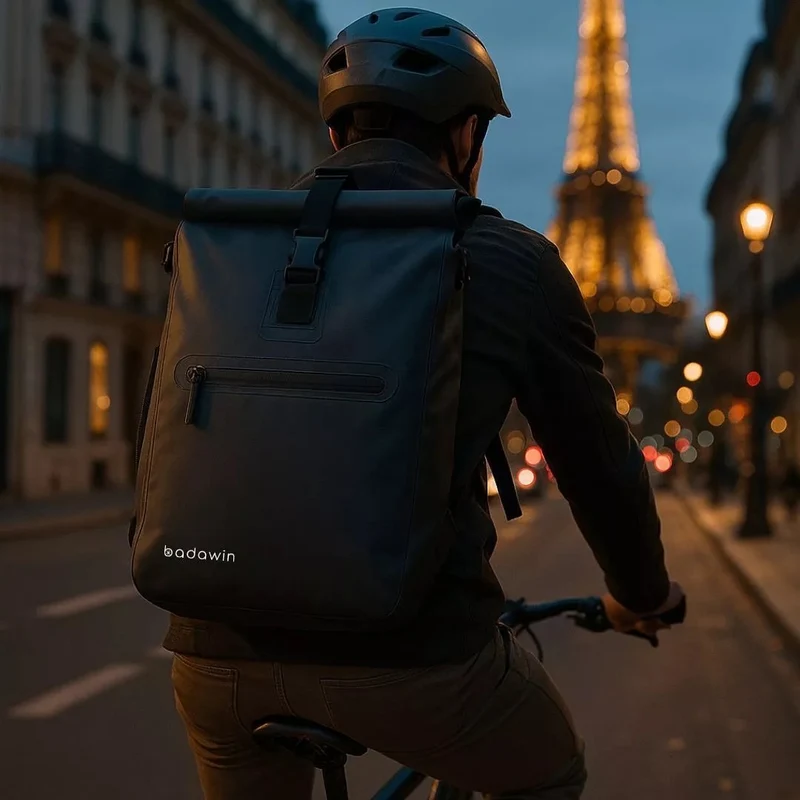 2-in-1 Fahrradtasche Ali Schwarz
