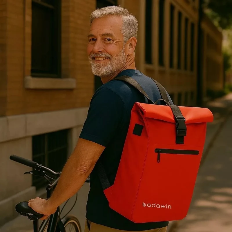 2-in-1 Fahrradtasche Ali Orange