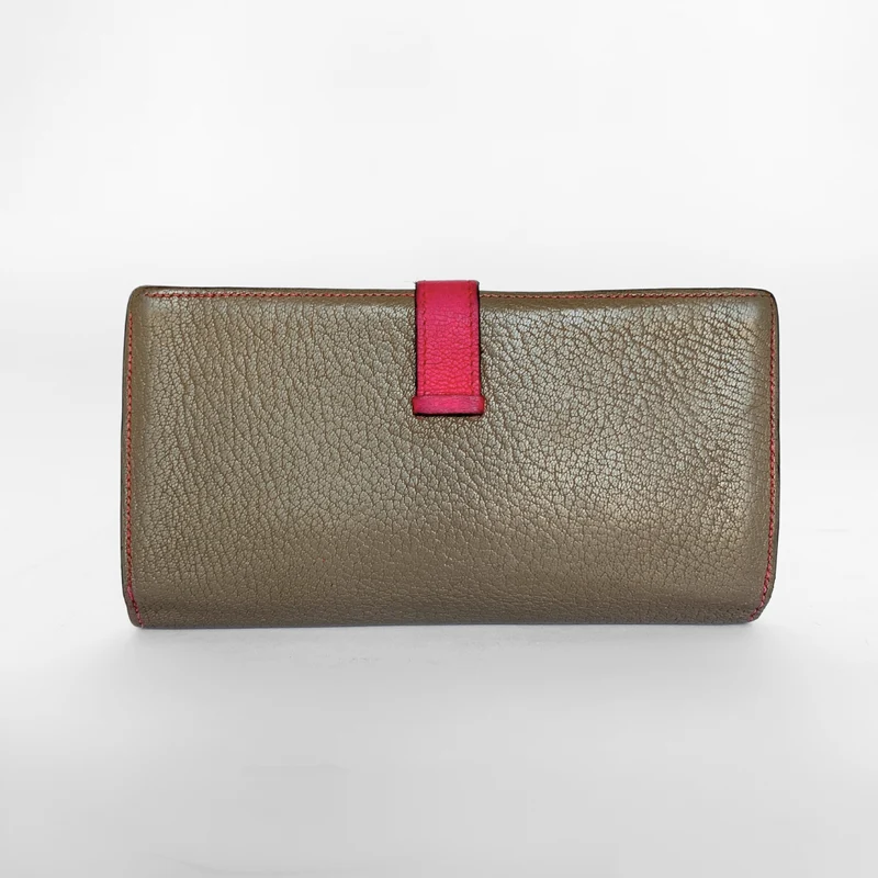 Hermès Bearn Geldbörse Epsom Leder