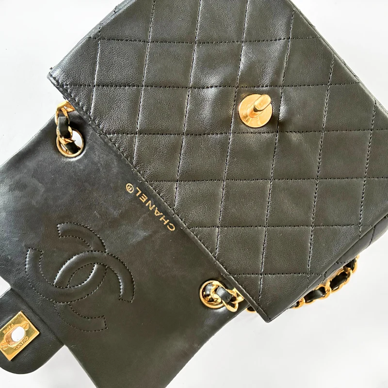 Chanel Classic Flap Bag Mini Lammleder