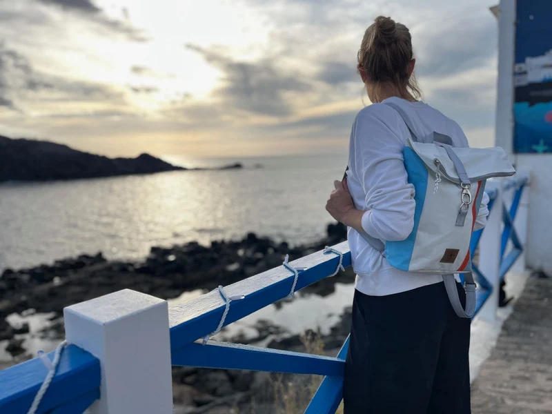 Wickeltop Rucksack "Möwe" WEEL Kollektion