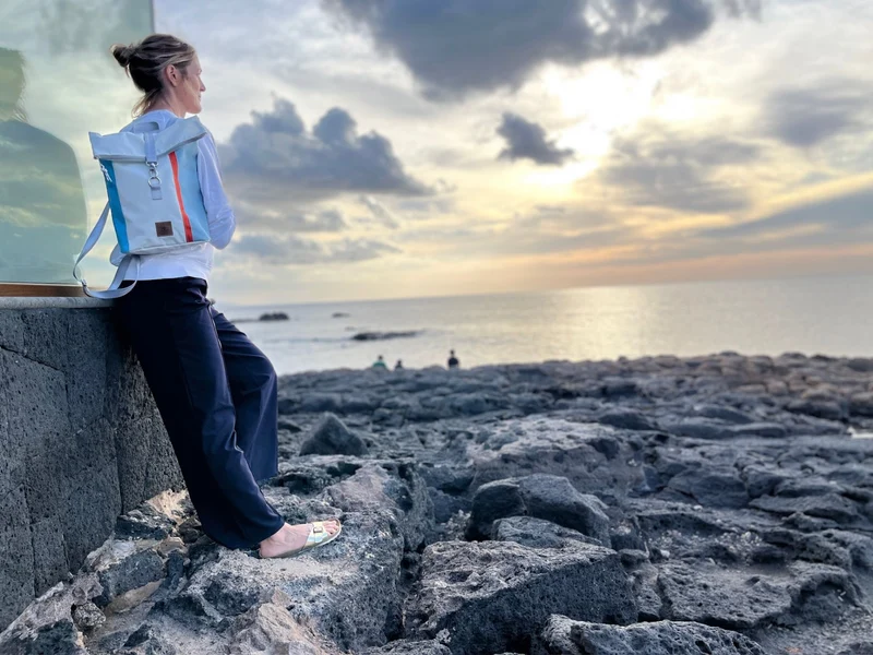 Wickeltop Rucksack "Möwe" WEEL Kollektion