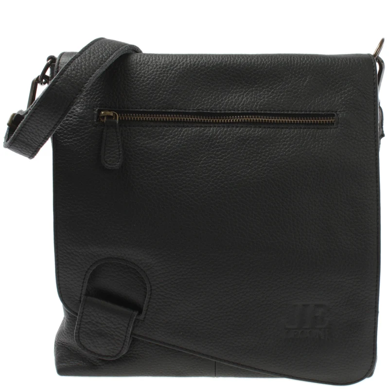 Umhängetasche Ledertasche Damen Schultertasche Leder schwarz LE3073