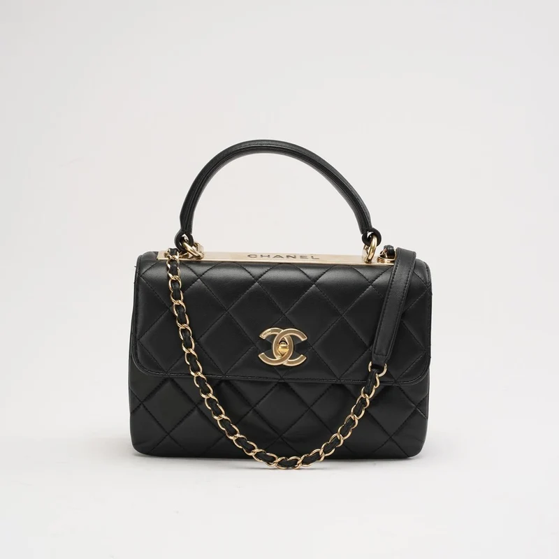 Chanel Medium Trendy CC Lamb Black 2018