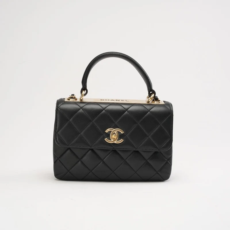 Chanel Medium Trendy CC Lamb Black 2018