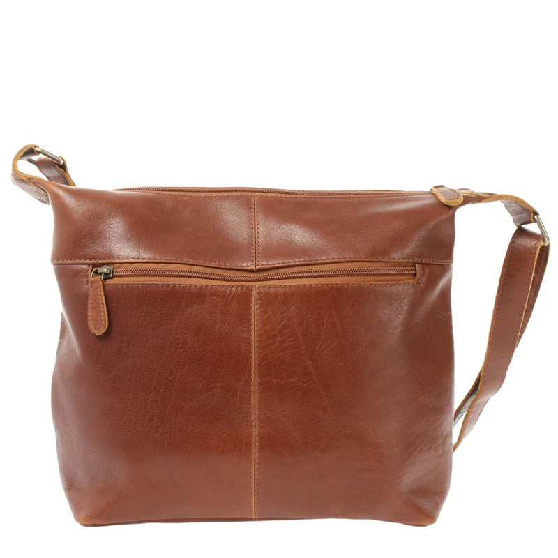 Umhängetasche Beuteltasche Ledertasche Damentasche Leder braun LE0064