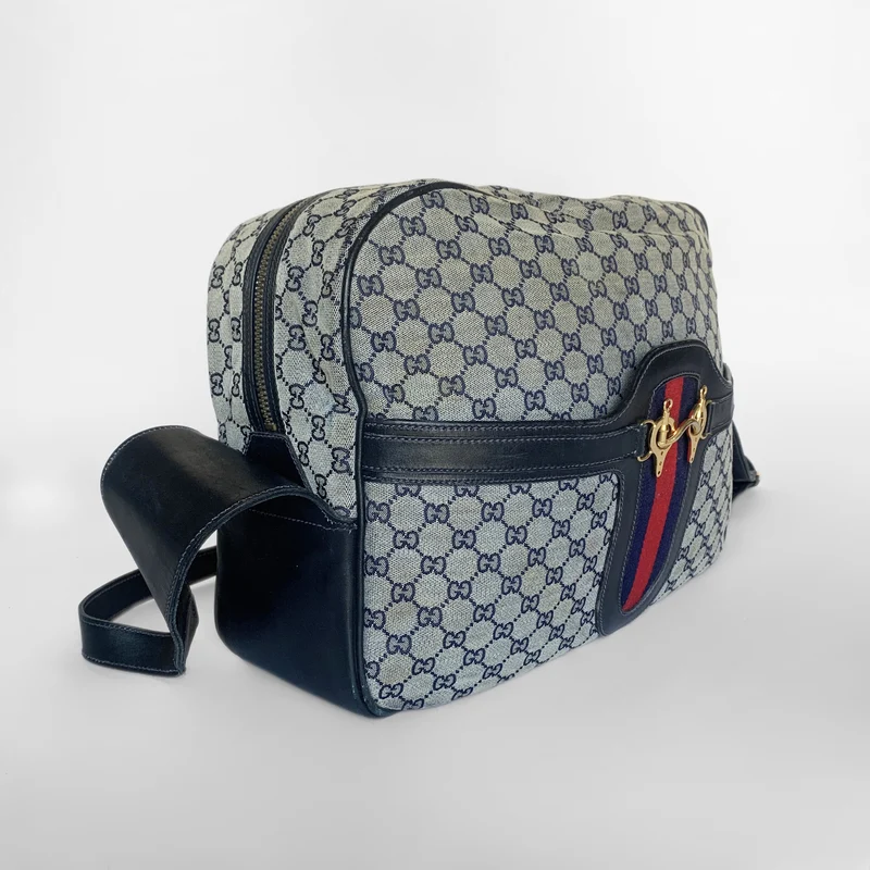 Gucci Reise-Umhängetasche aus Canvas mit Monogramm