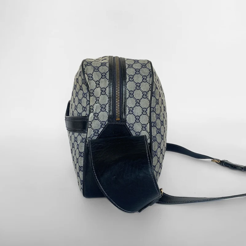 Gucci Reise-Umhängetasche aus Canvas mit Monogramm