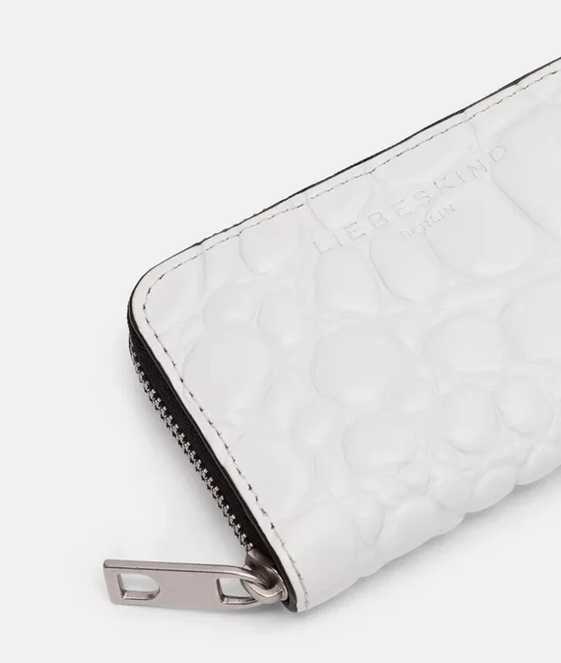 Liebeskind Mini Geldbörse LEA WAXY CROCO - Variante: Paperwhite