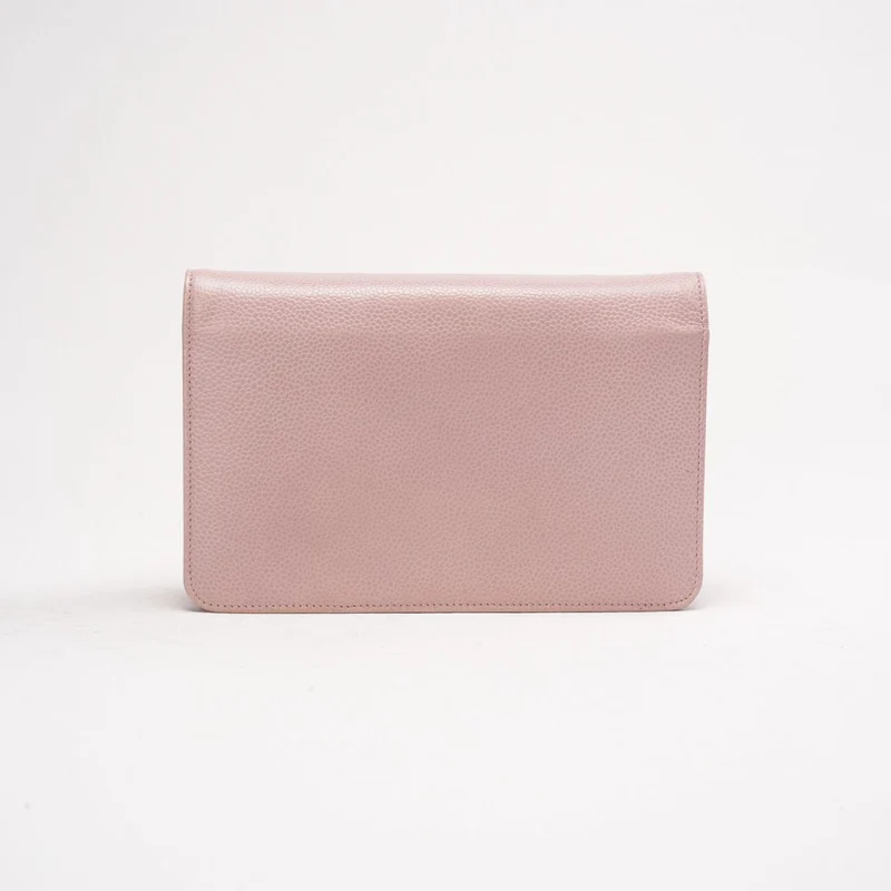 Chanel Timeless Wallet on Chain (WOC) Caviar Light Pink 2012