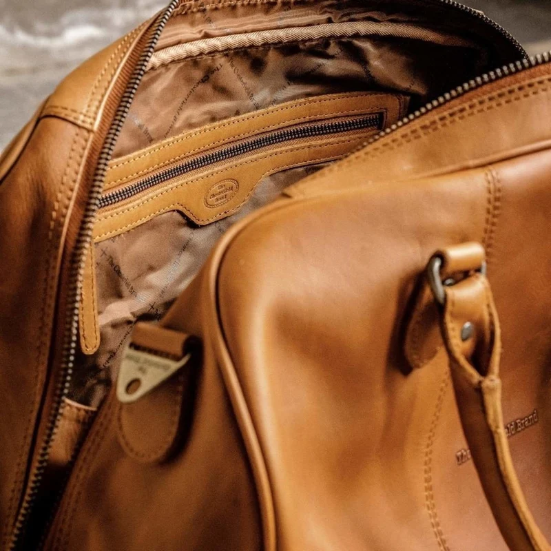 The Chesterfield Brand | Reisetasche Liam | Wax Pull Up Leder | Cognac