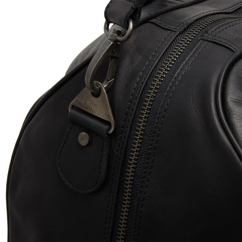 The Chesterfield Brand | Reisetasche Liam | Wax Pull Up Leder | Schwarz