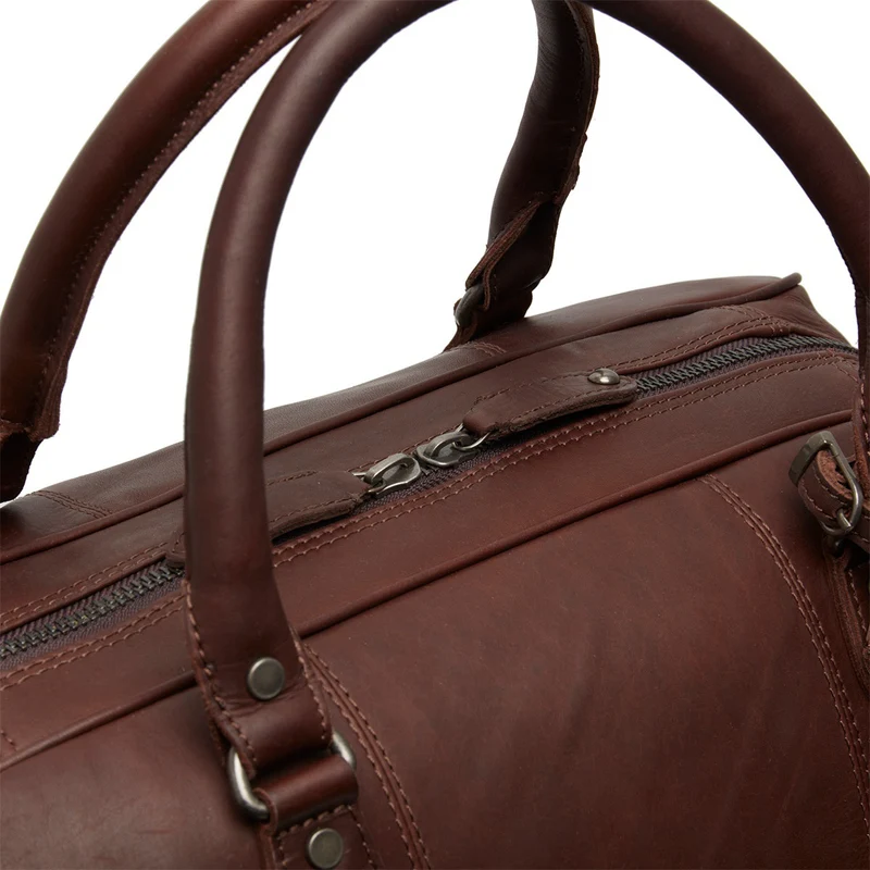 The Chesterfield Brand | Reisetasche Liam | Wax Pull Up Leder | Braun