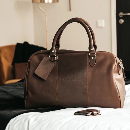 The Chesterfield Brand | Reisetasche Liam | Wax Pull Up Leder | Braun