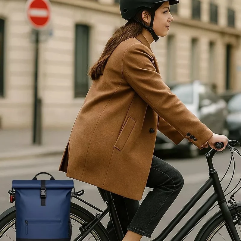 2-in-1 Fahrradrucksack Anna Blau