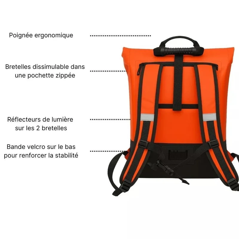 2-in-1 Fahrradrucksack Anna Orange
