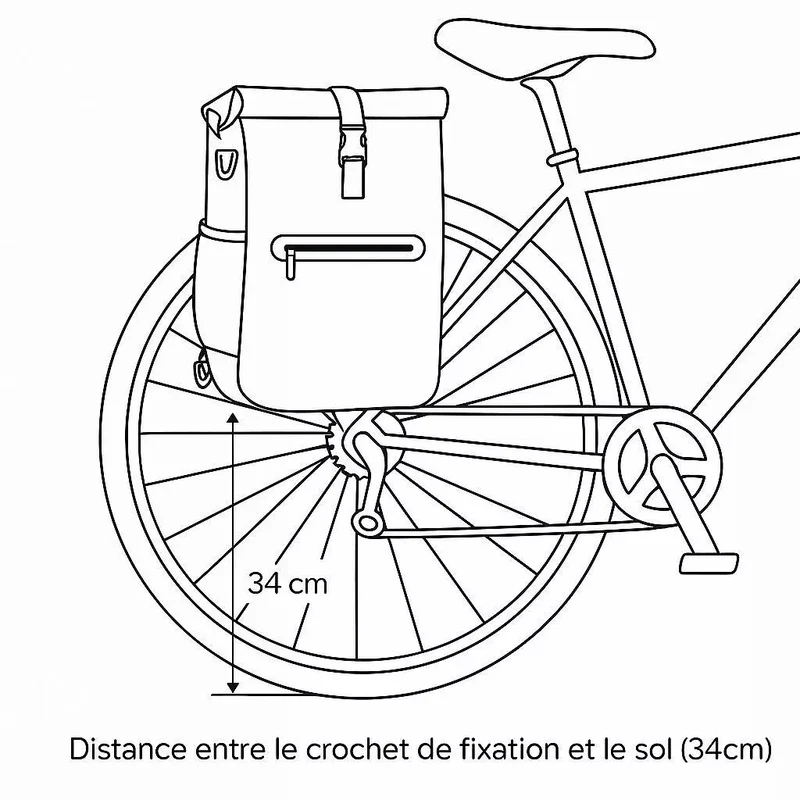 2-in-1 Fahrradrucksack Anna Orange