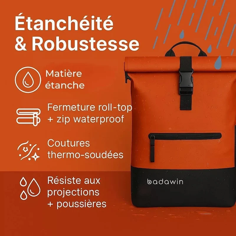 2-in-1 Fahrradrucksack Anna Orange