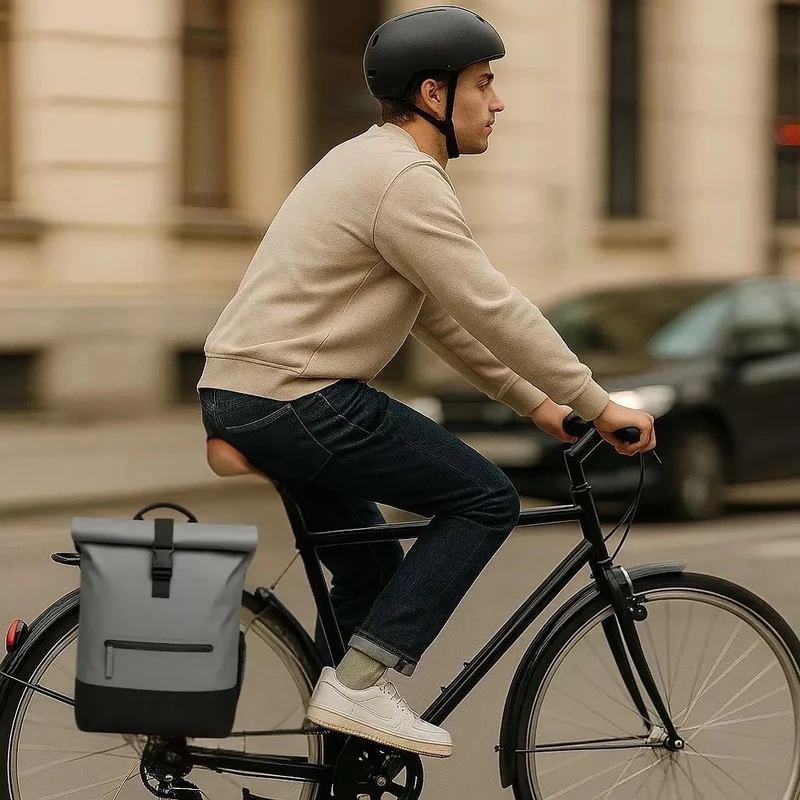 2-in-1 Fahrradrucksack Anna Grau