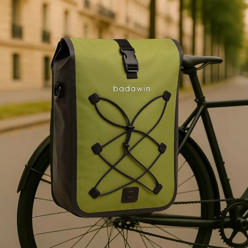 2-in-1 Fahrradtasche Hind Grün