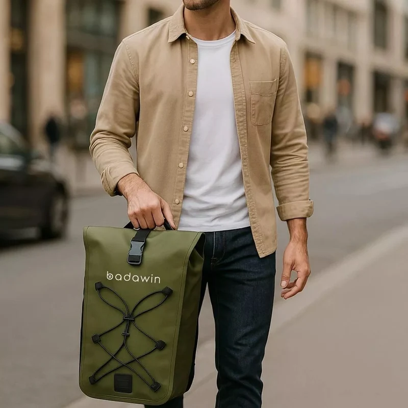 2-in-1 Fahrradtasche Hind Grün