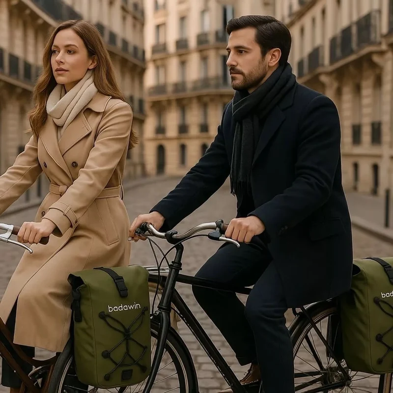 2-in-1 Fahrradtasche Hind Grün