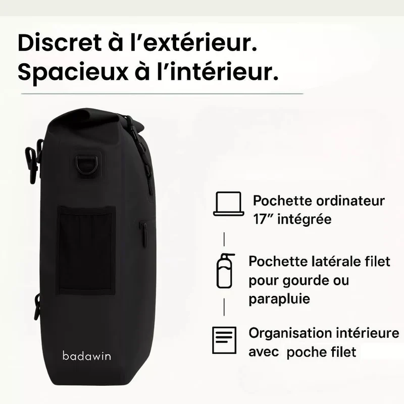 2-in-1 Fahrradtasche Hind Orange